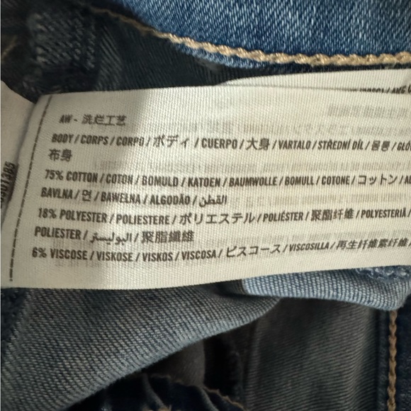 ABERCROMBIE KIDS light blue distressed high rise skinny legging jeans 11/12 - Picture 6 of 7